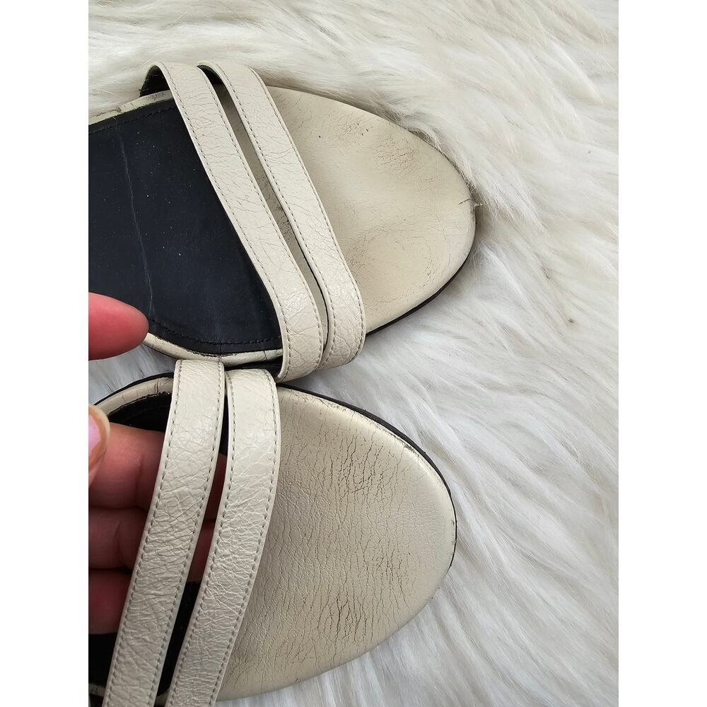 Balenciaga Paris Studded Arena White Sandals size 41 - Picture 9 of 10